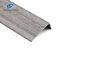 A parede reta de alumínio de Angel Alloy Profiles Powder Coating apara a altura de madeira da grão 1cm